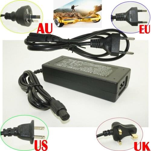 42V 2A Power Adapter Battery Charger For Two Wheel Smart Self Balance Scooter