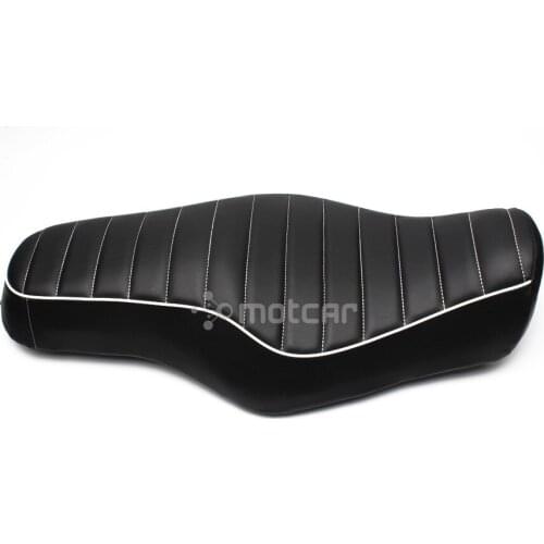 Big Seat Motorcycle Black PU Driver+Passenger Touring Seat 2 Up Cushion Benche For Harley Sportster XL883 1200 48 72 2010-16