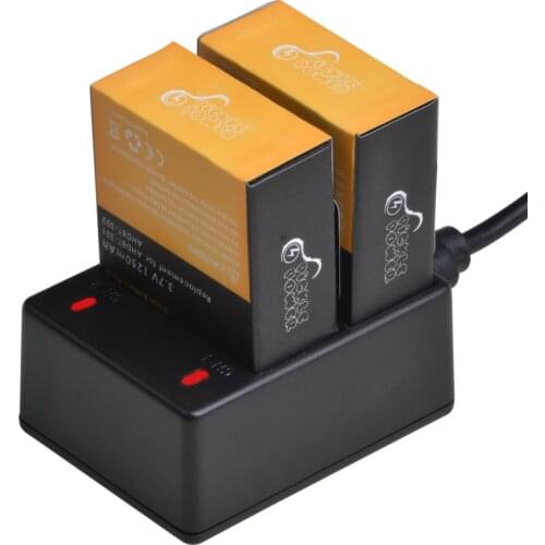 For Gopro Hero 3 Battery 3.7V AHDBT-301 Hero3 Battery USB Dual Battery Charger for GOPRO 3+ 302 Action camera accessories