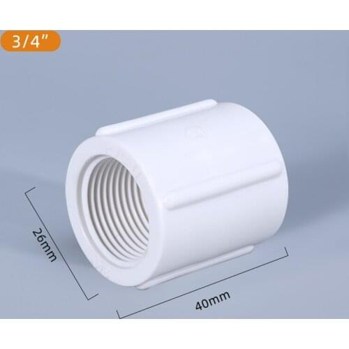Thicken Plastic 3/4" BSP Female Threaded Pipe Fittings water gas connector adapter jointer IBC water tank Tube connector