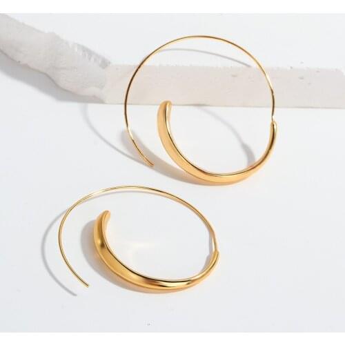 Lifefontier Women's Gold Earrings