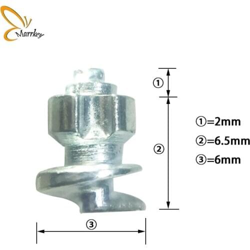 Marrkey 500PCS MS100 6*8.5mm Carbide Tire Studs/Screw Spikes/ spikes for tires/ Ice Studs for car Tires/spike tires bicycle/shoe