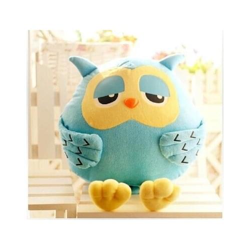 Stuffed animal 45 cm green night owl plush toy cute owl doll gift w3038