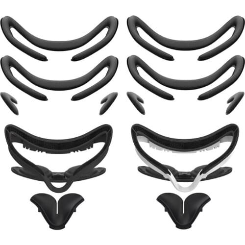 VR Lens Cover PU Eye Mask Cover Light Blocking Eye Cover Pad for oculus Quest 2 VR Glasses Protective Mat