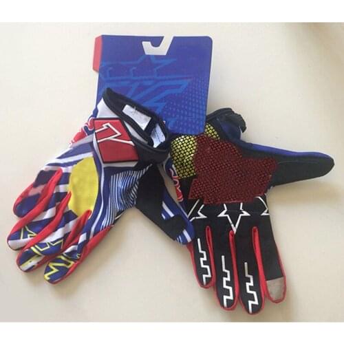 One Pair Cycling Gloves 3D Print Bike Bicycle Shockproof Mesh Cycling Mountain Bike Riding Gloves Motorcycle Gloves 4 Colors