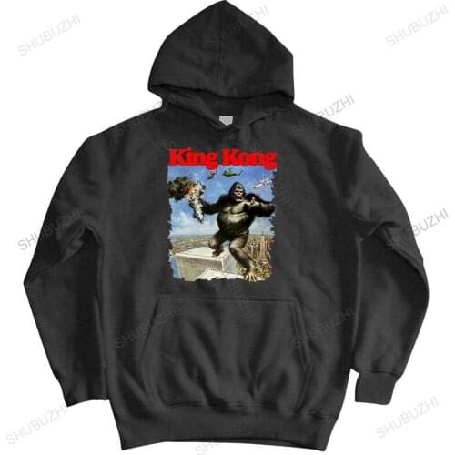 Drop shipping men autumn fashion hoodie KING KONG 80s Vintage Movie mens shubuzhi hoodies cotton sweatshirt unisex sweatshirt