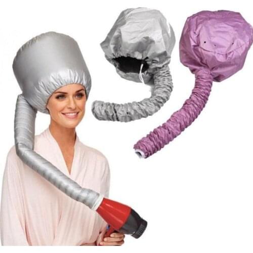 Easy Use Hair Perm Hair Dryer Drying Cap Adjustable Women Nursing Dye Hair Modelling Warm Air Drying Treatment Cap Hairdressing