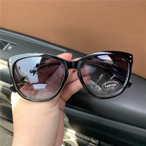 Rockjoy Cat Eye Sunglasses Women Fashion Sun Glasses for Female Brand Anti Reflection Shades Ladies Gradient Lens