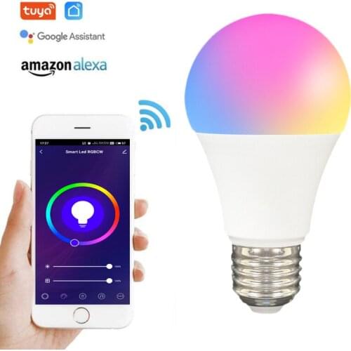 Tuya Zigbee 3.0 WiFi Smart Light Bulb Dimmable LED Candle Lamp Voice Control Smart Life Work With Alexa Google Home E12/E14/E27