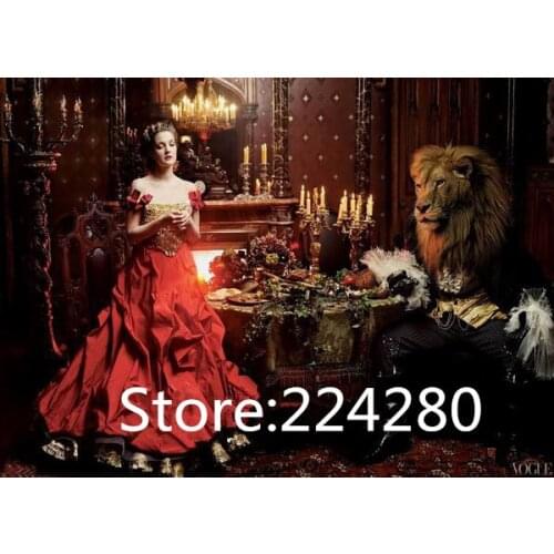 The princess and the lion Animal fashion Needlework,DIY Cross stitch,For Embroidery kits,Cross-Stitching Crafts home decor