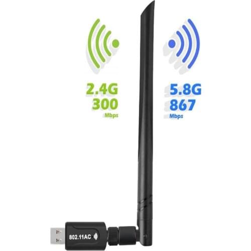 Wifi Adapter AC650Mbps Wireless Dual Band Auto-Install USB Adapter 802.11ac ethernet Network Card wi-fi receiver
