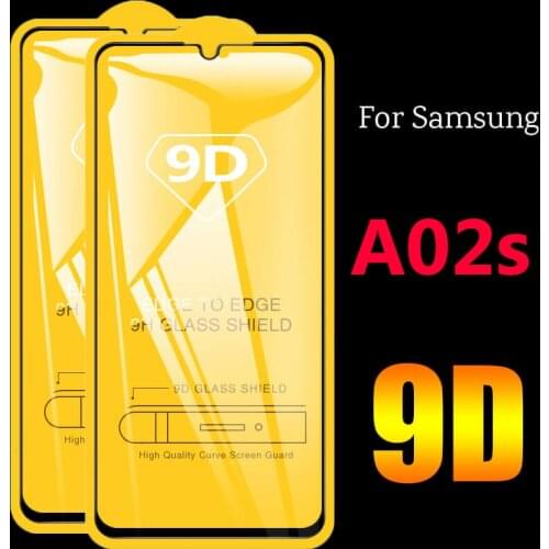2Pcs 9D Samsun A02s Protective Glass For Samsung Galaxy A12 A02s Glass Screen Protector On Samsang A 02s A 12 A02 s Safety Armor
