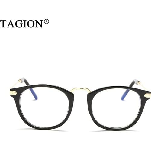 TAGION Anti Blue Rays Computer Glasses Women UV400 Radiation-resistant Goggles Computer Gamming Lenses 8606