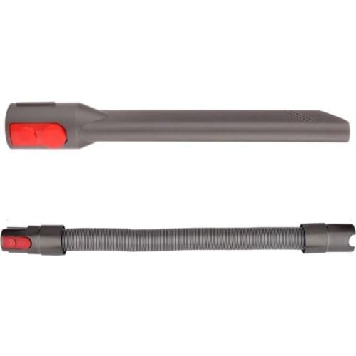 2Pcs/Set Vacuum Cleaner Brush Flexible Hose For Dyson V7 V8 V10 Accessory Tool Attachment Brush Crevice tool Brush