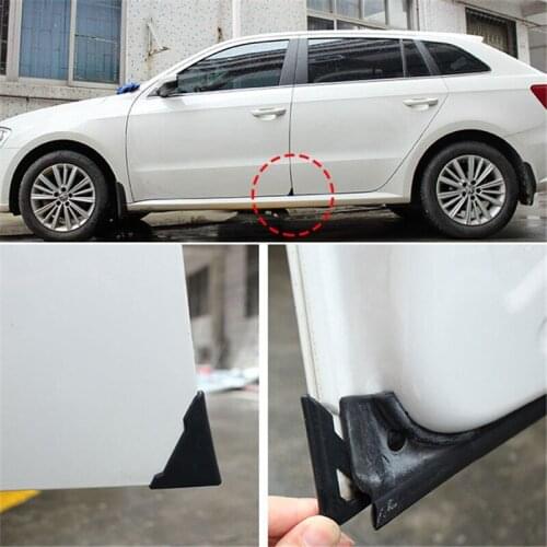 2 Piece Silicone Car Door Corner Cover Bumper Crash Scratch Protector Anti-Scratch Crash Protection Auto Care
