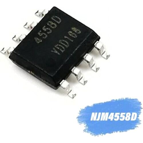 20PCS JRC4558D SOP8 NJM4558D SOP 4558 SMD 4558D JRC44558 NJM4558