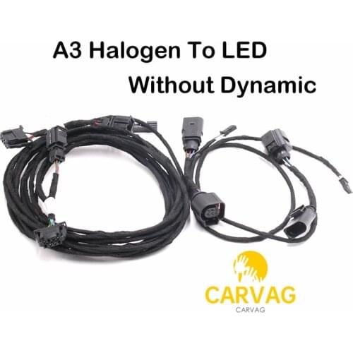 Halogen To LED Taillight Cable Adapter For AUDI A3 8V