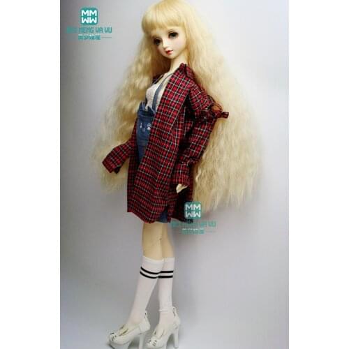 BJD accessories doll clothes girl dress for 1/3 BJD doll fashion qualities Casual Cat ear denim dress