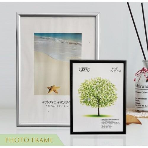 Aluminum Photo Frame Creative Pendulum Wall Hanging Metal Decorative Picture Frame 8/10/12 Inches Photoframe