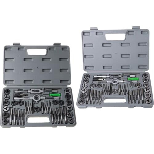 40 Pcs Metric Tap Die Set Hand Threading Tool Tungsten Carbide Screw Thread Bit bahco screwdrivers set ergo