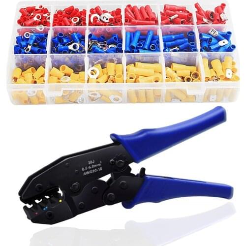 Hs-30j auto insulation crimper, automatic terminal and crimp connector, 22-10 AWG, 0.5-6.0 mm2