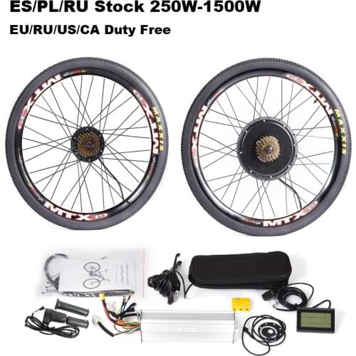 Electric bike kit 36V 250W- 1500W 48V with MTX Rim for disc brake mountain bike conversion 20-29'' 700C Complete ebike kit