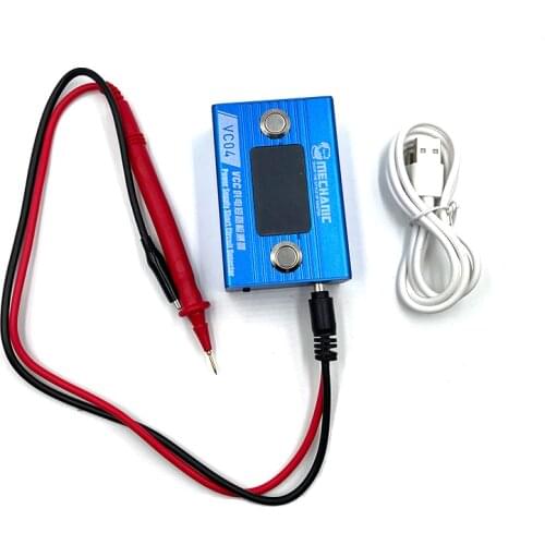 MECHANIC VC04 Short Circuit Detector 1.2V 1.8V 3.0V 3.8V Output Voltage 25A VCC Power Supply Phone Repair Shortkiller