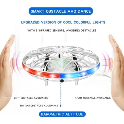 Mini RC Drone UFO Electronic Helicopter Induction Hand Sensing Aircraft Remote Control Quadcopter Christmas Gifts For Children