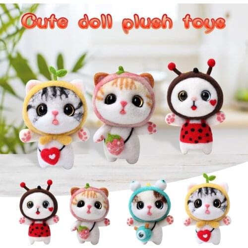 Fashion Custom Doll Wool Felt Craft Diy Non Finished Poked Set Handcraft Kit For Needle Material Bag Pack Doll For Girl Игрушки