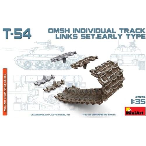 MiniArt 37046 1/35 T-54 OMSh Individual Track Links Set.Early Type - Scale Model Kit