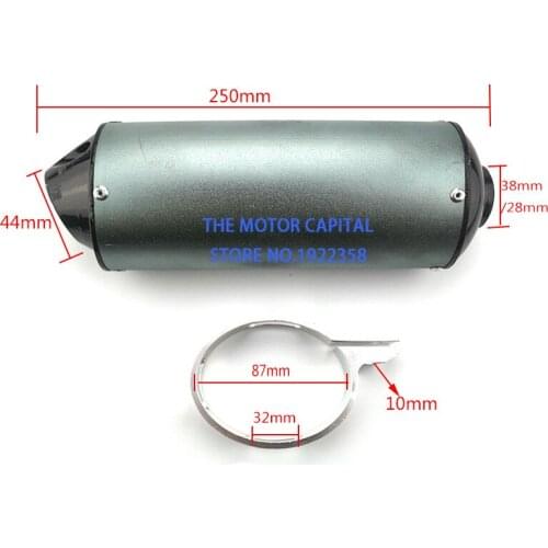Newest arrive 38mm Motorcycle Exhaust Muffler Pipe Aluminium Alloy for 125 150 160cc Dirt Pit Bike ATV