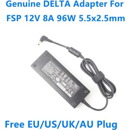 Genuine DELTA 12V 8A 96W AC Adapter For FSP FSP096-AHA FSP096-AHAN2 For Qnap TS-451 NAS DAJING DJ-120800-SA Power Supply Charger