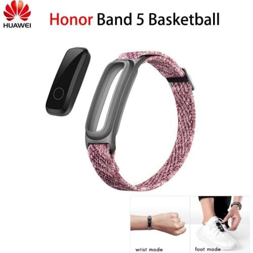 Original Huawei Honor Band 5 Basketball Ver Smart Band Running Posture Monitor 2 Wearing Mode Water-Resistant 50 Meter 5ATM