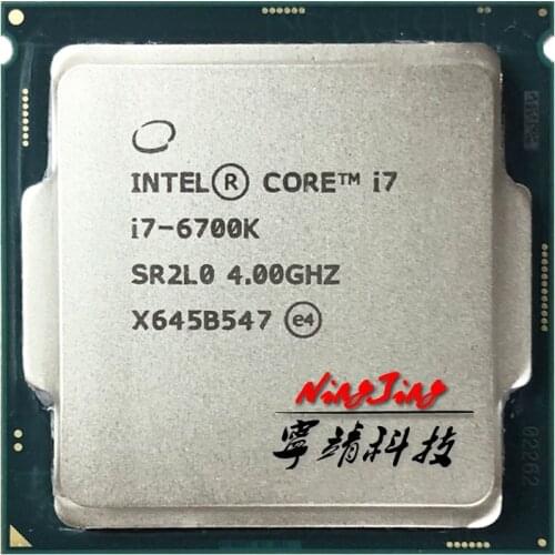 Intel Core i7-6700k i7 6700K i7 6700 K 4.0 GHz Quad-core Eight-Thread 65w CPU processor LGA 1151