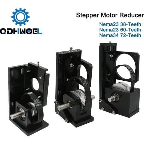 Stepper Motor Reducer Nema23 38-Teeth/ Nema23 60-Teeth/ Nema34 72-Teeth for CO2 Laser Cutting and Engraving Machine