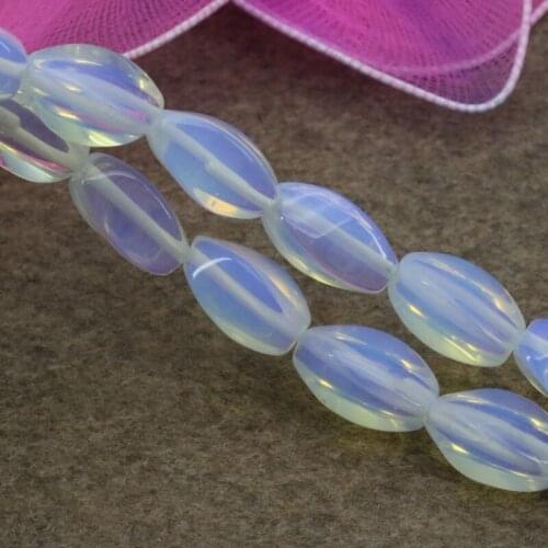 Twisted shape opal loose beads 8x15mm 15 inches DIY stone women fashion jewelry making design bracelet necklace