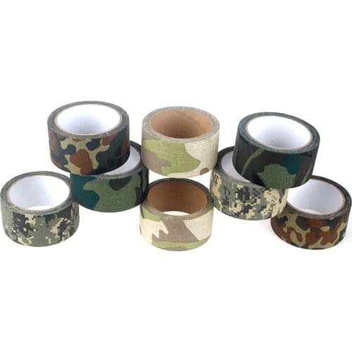 Tactical Camouflage Tape self-adhesive cloth Multicam Military Fan Sticker Cloth Non-slip Waterproof Creativity Gun Accessories