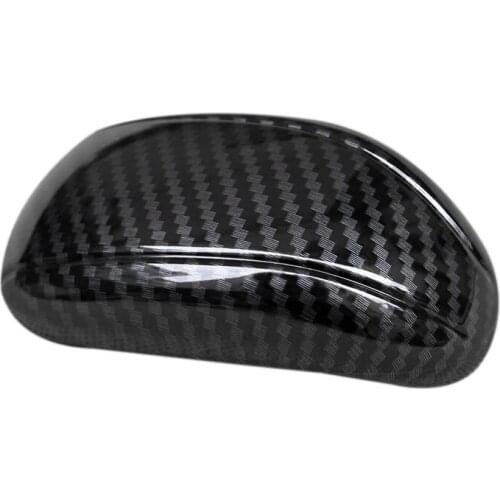 Carbon Fiber for Mitsubishi Eclipse Cross 2018 2019 Interior Cover Car Gear Shift Knob Protector Accessories Trims