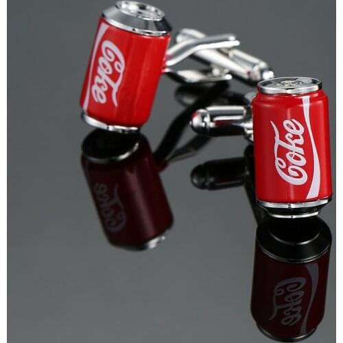 High quality bottle Cufflinks new fashion jewelry red Cufflinks mens business shirt suit badge pin wholesale & retail