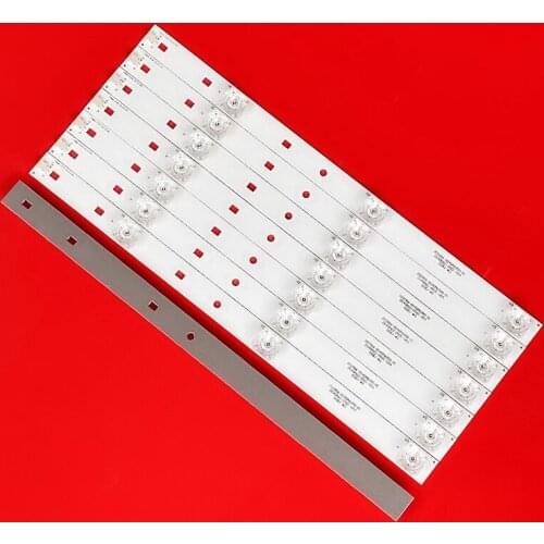 1set=8pcs Led strip 3 lamp for 202006-DS40M6200-01 DS40M62-DS01-V02/V03 B40C61