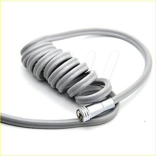 1Pc Dental Spiral Tube composite pipe 4-hole Dental Handpiece Hose with Adaptor