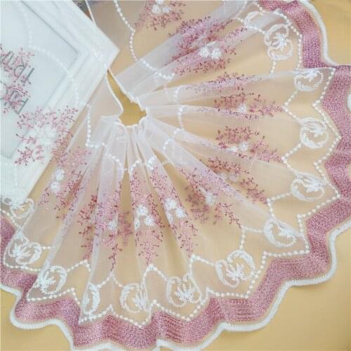 14Yards Wedding Dress Headband Pink Coffee Blue Grey Bra Lingerie Ribbon Lace Edge Trims Trimming DIY Sewing Crafts Accessories