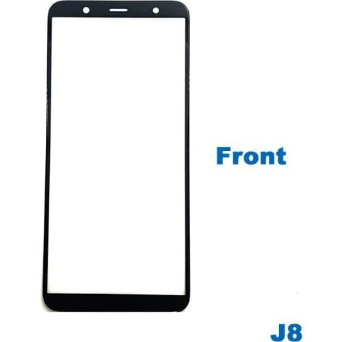 2pcs/lot For J8 LCD Screen Display Original J8 2018 J810 J810F J810Y Front Glass Lens Touch screen Outer glass Panel Replacement