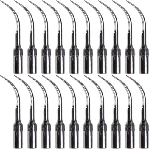 20pcs Dental Ultrasonic Scaler Endo Scaling Perio Insert G5 Tips for EMS WOODPECKER