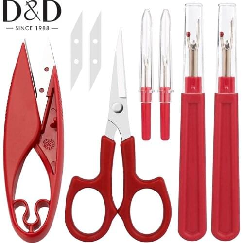 6Pcs Sewing Seam Ripper Tool Kit Include Seam Rippers Stitch Remover Thread Cutter for Crafting Threading Sewing Needlework