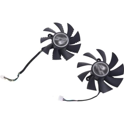 75mm 85mm 4pin Cooler Video Card Cooling Fan for iGame GeForce GTX 1070Ti 1080 1050 1060 Replacement
