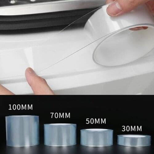Car Transparent Sticker Car Interior Film Door Edge Protection Car Invisible Transparent Door Anti-Collision Strip