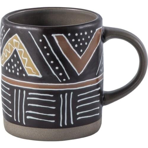 Household water mug Creative Ceramic mug personality hand-painted coffee office cup drinking men and women