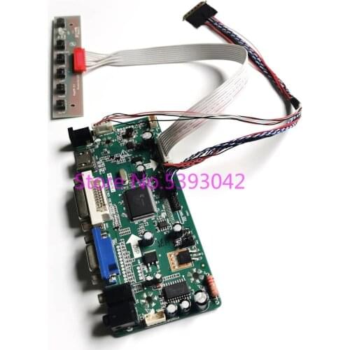 For LP140WH2 (TL)(S1)/(TL)(S2)/(TL)(S3)/(TL)(SA) VGA+DVI WLED 40-Pin LCD screen 1366*768 LVDS M.NT68676 controller card kit
