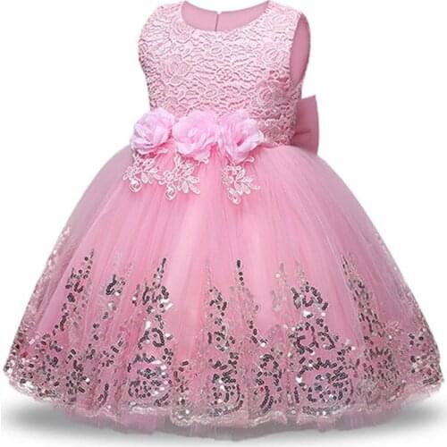 Elegant Toddler Girls Lace Princess Dress Flower Girls Wedding Dress For Kids Party Dresses Girl Children Clothing 7 8 9 10 Year